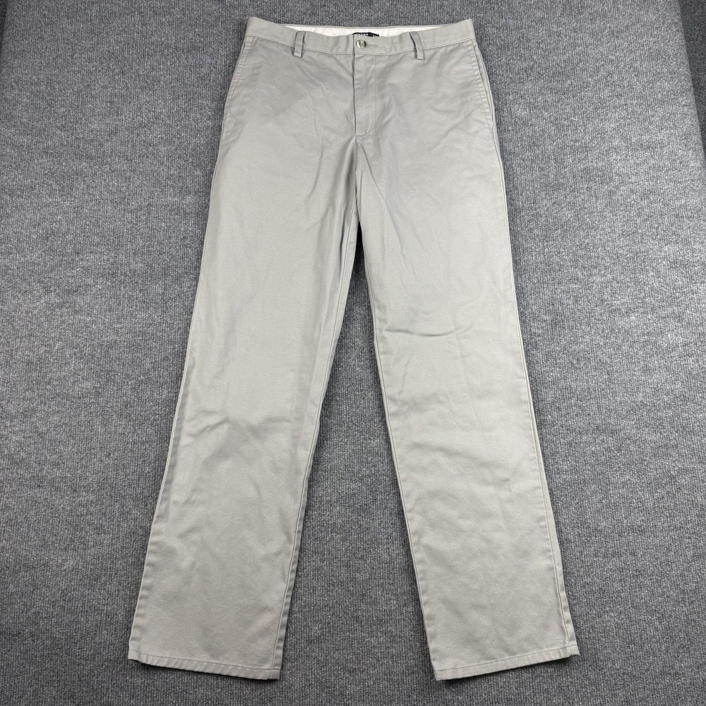 Dockers Easy Khaki Pants Mens 32x32 Beige Flat‎ Front Chino Straight Leg Casual